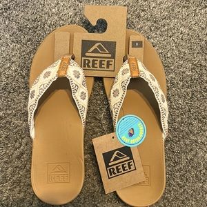 Reef Ortho-Bounce Woven Flip Flops